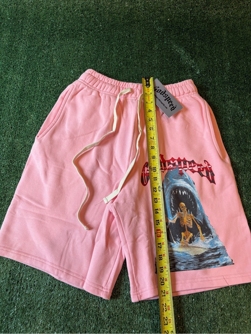 Godspeed Pink Graphic Men’s Casual Shorts - Picture 6 of 6